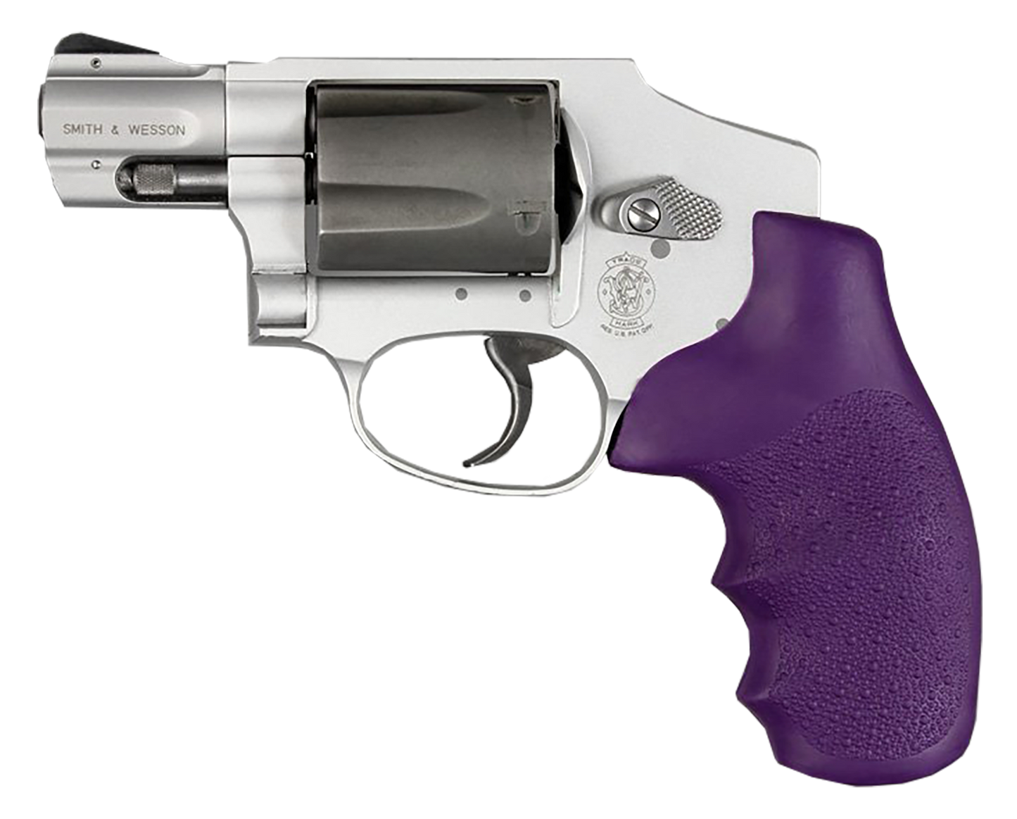 Hogue Overmolded, Hog 60006 Rubber     Grip S&w J Purple