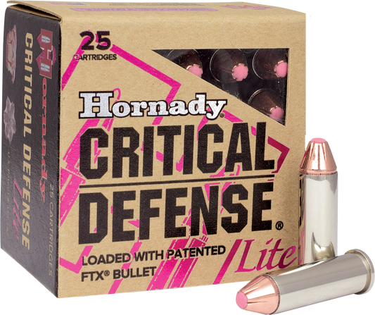 Hornady Critical Defense Lite, Horn 90240  Critdef   9mm Lite 100           25/10