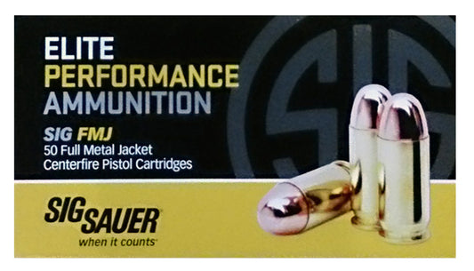 Sig Sauer Elite Ball, Sig E45ba3-50     45      230 Fmj Elite      50/20
