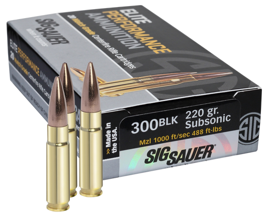 Sig Sauer Elite Match Grade, Sig E300a2-20    300bo    220 Otm Mtch       20/25