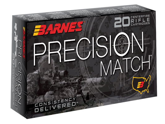 Barnes Bullets Precision Match, Brns 30846 Bb556m1     5.56       69 Omt Bt  20/10