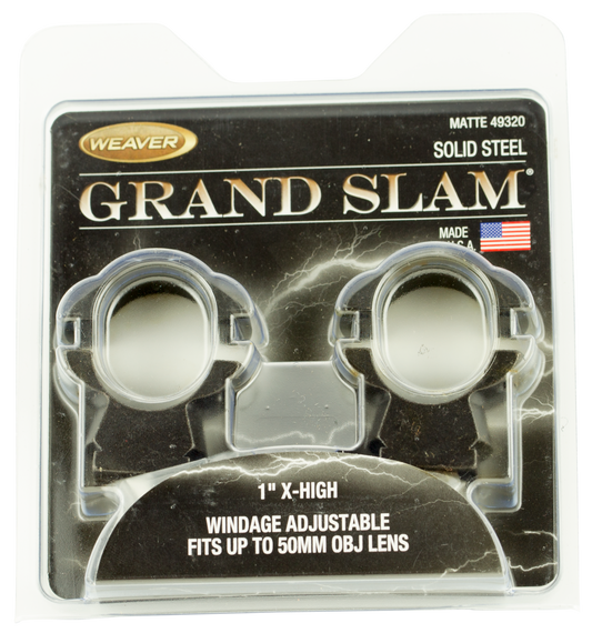 Weaver Mounts Grand Slam, Weav 49320 Grandslam Wa Rngs 1in Xh Mt
