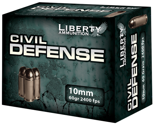 Liberty Ammunition Civil Defense, Liberty La-cd-10-032   10mm 60gr             20/50