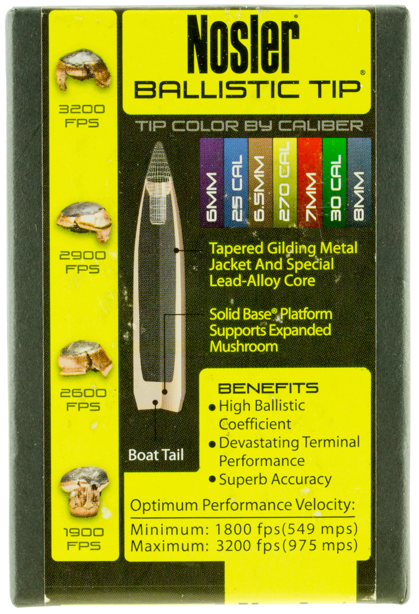 Nosler Ballistic Tip, Nos 31456 Blstc Hnt .458 300 Bt     50