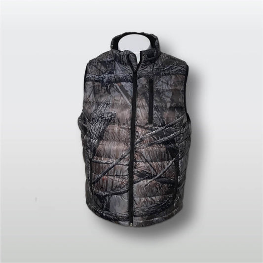 Muddy Water Tri-Zone Heated Down Vest - Timber Tantrum - Timber Tantrum, XXL