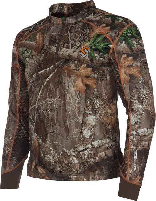 Scentlok Shirt Savanna Aero - Attack 1/4 Zip X-large Rt-edg<