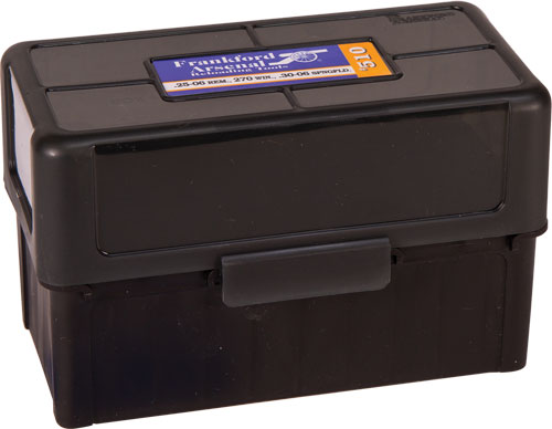 Frankford Arsenal Ammo Bx .270 - 25-06/30-06 50rd Blk/smk Hg Tp