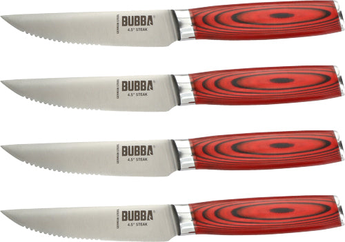 Bubba Blade Steak Knife Set - W/4 4.5" Steak Knives
