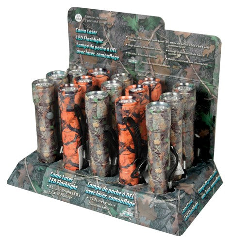 Rivers Edge Display Cb Camo - Laser Flashlight 15-pack