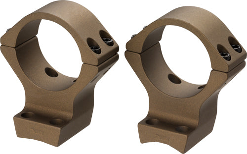 Browning X-lock Mounts 1" High - 2pc Burnt Bronze For X-bolt