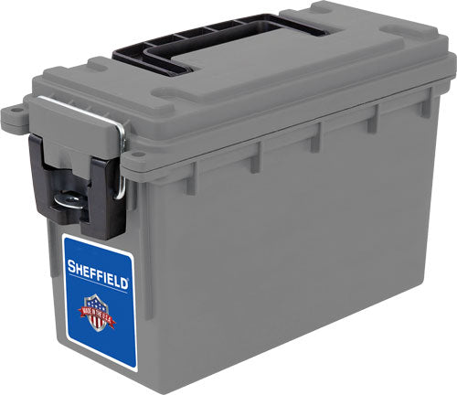 Sheffield Field/ammo Box - Grey Made In Usa