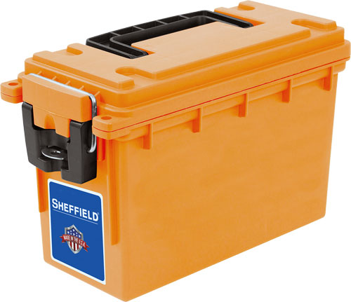 Sheffield Field/ammo Box - Safety Orange Made In Usa