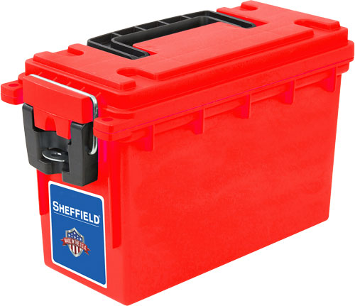 Sheffield Field/ammo Box - Red Made In Usa