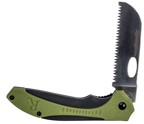 Remington Cutlery Sportsman - 4.5" Folding Bone Saw Grn/blk<