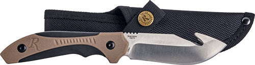 Remington Cutlery Sportsman - 8" Skinner W/gut Hook Tan/ss<