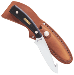 Old Timer Knife Guthook Skinnr - 3.5" Fixed S/s Delrin W/sheath