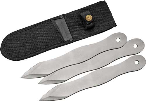 Szco Rite Edge 10" Throwing - Knife 3pc Set W/sheath