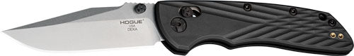 Hogue Deka Able Lock Folder - 3.25" Clip Point Poly Black