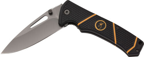 Browning Knife Long Haul - Fldg 4.5" Blade Blk/yllw Poly