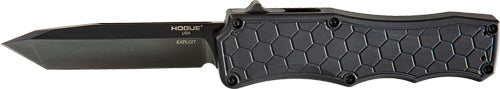 Hogue Exploit 3.5" Otf Auto - Aluminum Tanto Blade Matte Blk