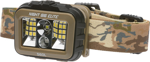 Browning Night Gig Elite Auric - Headlamp 560lumens Rchgbl 3aaa