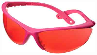 Champion Shooting Glasses - Pink Frame/rose Red Lenses