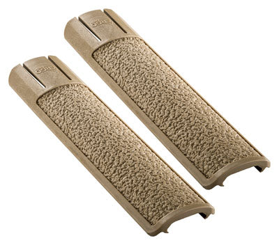 Ergo Grip Rail Cover Full Long - Textured Picatinny Fde 2pk