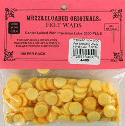 M-loader Original Wonder Wads - .44-.45cal 100pk