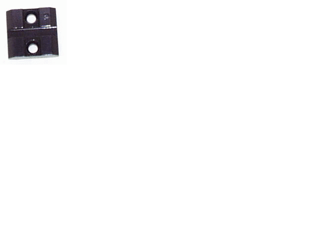 Weaver Base Top Mount #12 - Aluminum Black Ruger Amer Rim