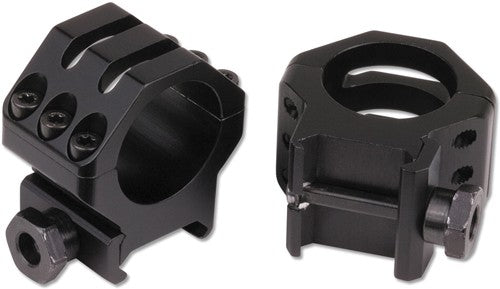 Weaver Rings 6-hole Tactical - 1" High Matte .400"