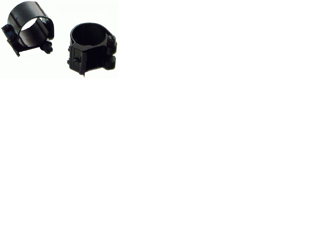 Weaver Rings Detachable Top - Mount Dual Exten 1" High Black