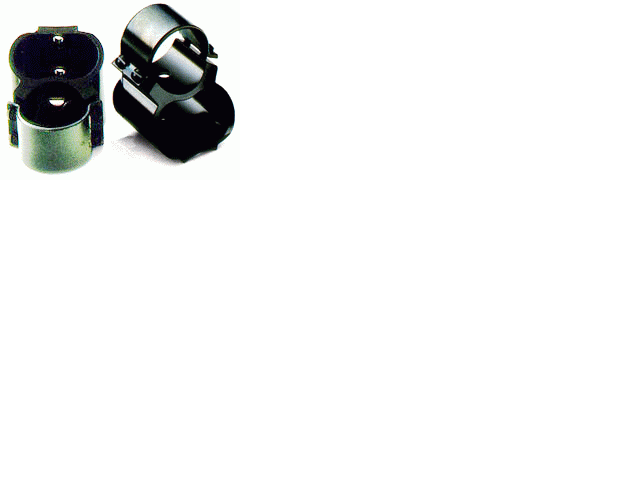 Weaver Rings See-thru Steel - Lock 1" 3/8" Dovetail Matte