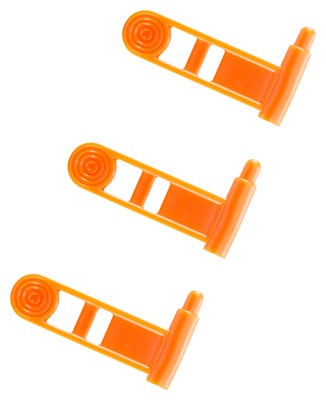 Ergo Grip Chamber Safety Flag - For Pistol Orange 3-pk
