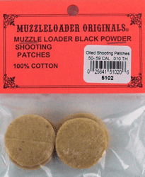 M-loader Original Oiled Patch - .50-.59 .010 100pk