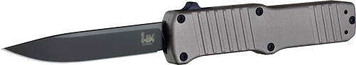 Hogue Hk Hadron 3.375" Otf - Auto Clip Pt Alum Fr Matte Gry