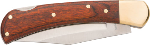 Winchester Knife 6.87" Oal  Ss - /wood Folder W/pocket Clip