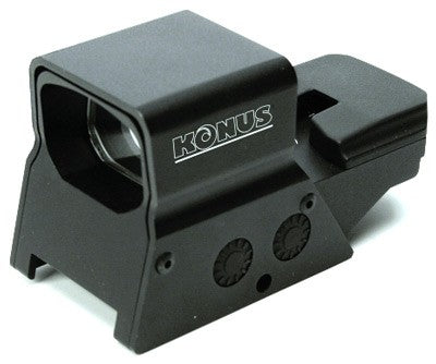 Konus Red/grn Dot Sightpro R8 - 2-5moa 1x27 8-retic Dual Rail