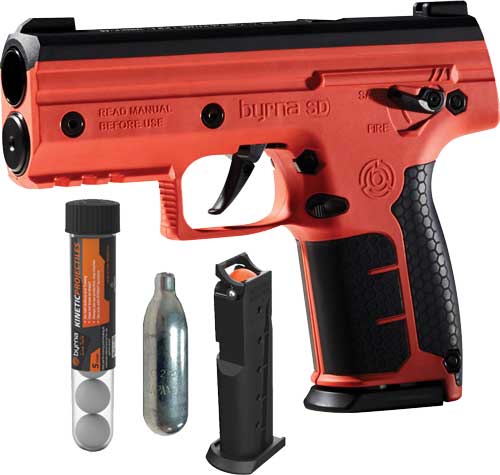 Byrna Sd Basic Kenetic Kit - Orange W/1mag/1co2/5 Prjctls!