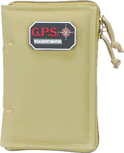 Gps Pistol Sleeve Medium - Lockable Zipper Tan Nylon