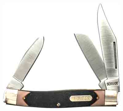 Old Timer Knife Senior 3-blade - 3" S/s Delrin