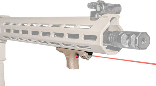 Viridian Laser Handguard Hs1 - Red W/hand Stop M-lok Fde