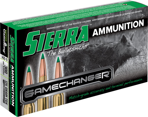 Sierra 300 Aac 125gr Tgk - Gamechanger 20rd 25bx/cs