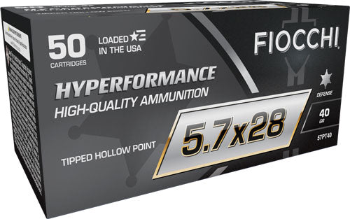 Fiocchi 5.7x28mm 40gr Jhp - 50rd 10bx/cs