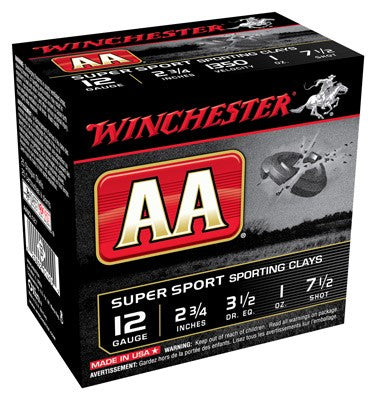 Win Ammo Aa Target 2.75 1oz. - Case Lot 7.5 1350f 25rd 10bx/c