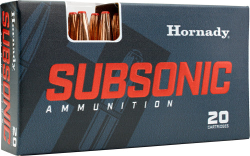 Hornady Subsonic 300 Aac Sub-x - 190gr 20rd 10bx/cs