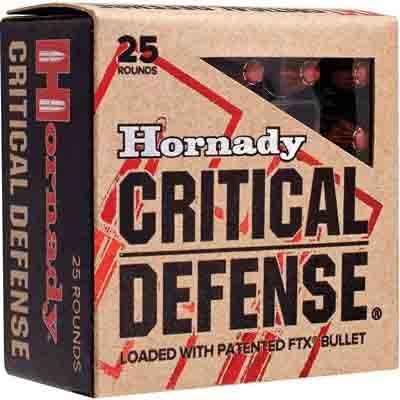 Hornady Critical Defense  .357 - Magnum 125gr Ftx 25rd 10bx/cs