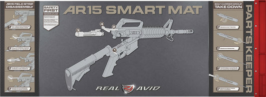 Real Avid Smart Mat Ar15 W/ - Parts Keeper 43"x16" Neoprene