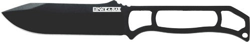 Ka-bar Becker Skeleton Knife - Black Fine Edge W/ Sheath