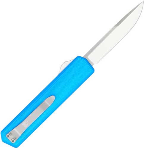 Cobratec Stealth Otf Blue - 2.3" Silver 154cm Dp Blade