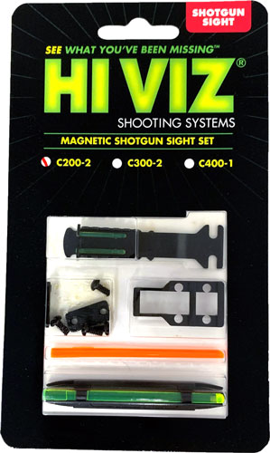 Hiviz Shotgun Deer/turkey Set - C-series 1/4" Vent Rib